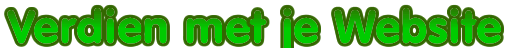 Verdien met website